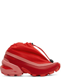Sneakers basse di gomma rosse di MM6 MAISON MARGIELA