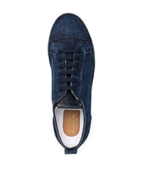 Sneakers basse di jeans blu scuro di Doucal's