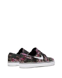 Sneakers basse di tela a fiori multicolori di Nike