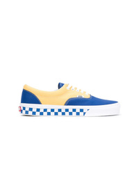 Sneakers basse di tela a quadri blu di Vans