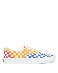 Sneakers basse di tela a quadri multicolori di Vans