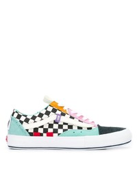 Sneakers basse di tela a quadri multicolori di Vans