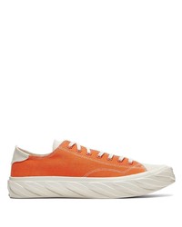 Sneakers basse di tela arancioni di Age