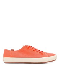 Sneakers basse di tela arancioni di Camper