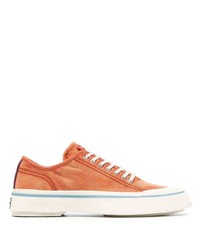 Sneakers basse di tela arancioni di Eytys