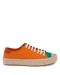 Sneakers basse di tela arancioni di JW Anderson