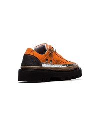 Sneakers basse di tela arancioni di Rombaut