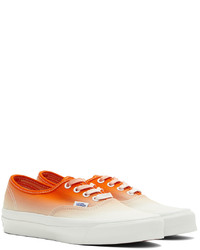Sneakers basse di tela arancioni di Vans