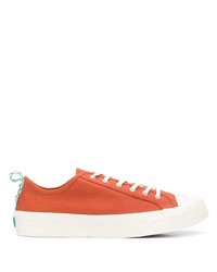 Sneakers basse di tela arancioni di YMC