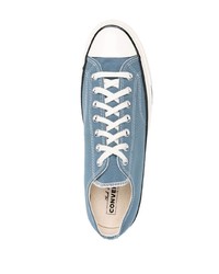 Sneakers basse di tela azzurre di Converse