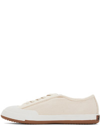 Sneakers basse di tela beige di Vivienne Westwood