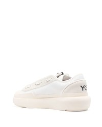 Sneakers basse di tela bianche di Y-3