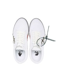 Sneakers basse di tela bianche di Off-White