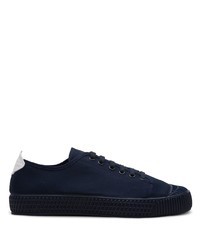Sneakers basse di tela blu scuro di Car Shoe