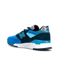 Sneakers basse di tela blu di New Balance