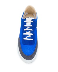 Sneakers basse di tela blu di Spalwart