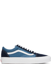 Sneakers basse di tela blu di Vans