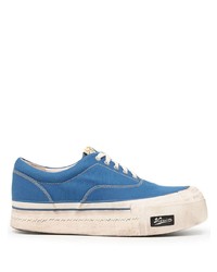 Sneakers basse di tela blu di VISVIM