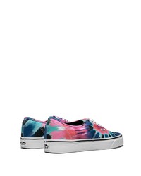 Sneakers basse di tela effetto tie-dye multicolori di Vans