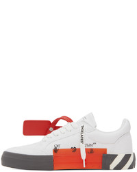 Sneakers basse di tela grigie di Off-White
