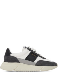 Sneakers basse di tela grigio scuro di Axel Arigato