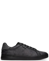 Sneakers basse di tela grigio scuro di Coach 1941