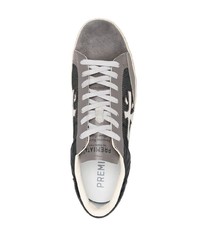 Sneakers basse di tela grigio scuro di Premiata
