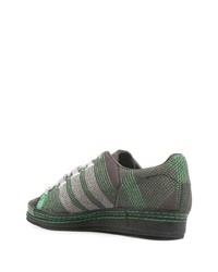 Sneakers basse di tela grigio scuro di adidas by Craig Green