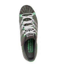 Sneakers basse di tela grigio scuro di adidas by Craig Green