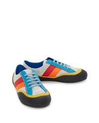 Sneakers basse di tela multicolori di JW Anderson