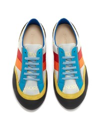 Sneakers basse di tela multicolori di JW Anderson