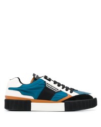 Sneakers basse di tela multicolori di Dolce & Gabbana