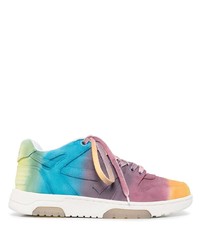 Sneakers basse di tela multicolori di Off-White