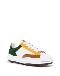 Sneakers basse di tela multicolori di Maison Mihara Yasuhiro