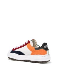 Sneakers basse di tela multicolori di Maison Mihara Yasuhiro