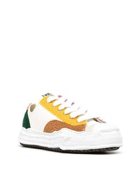 Sneakers basse di tela multicolori di Maison Mihara Yasuhiro