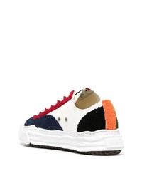 Sneakers basse di tela multicolori di Maison Mihara Yasuhiro