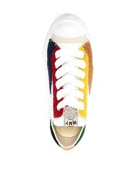 Sneakers basse di tela multicolori di Maison Mihara Yasuhiro