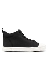 Sneakers basse di tela nere e bianche di Loewe