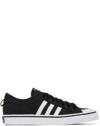 Sneakers basse di tela nere di adidas Originals