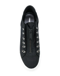 Sneakers basse di tela nere di DSQUARED2