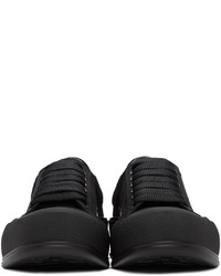 Sneakers basse di tela nere di Alexander McQueen