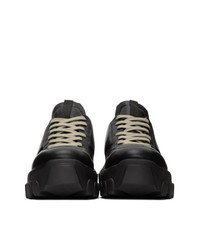 Sneakers basse di tela nere di Rick Owens