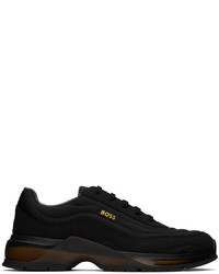 Sneakers basse di tela nere di BOSS