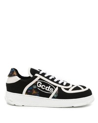Sneakers basse di tela nere di Gcds
