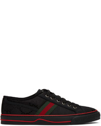 Sneakers basse di tela nere di Gucci