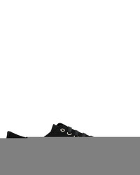 Sneakers basse di tela nere di Jil Sander