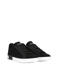 Sneakers basse di tela nere di Dolce & Gabbana