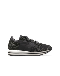 Sneakers basse di tela nere di Philippe Model
