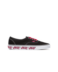 Sneakers basse di tela nere di Vans